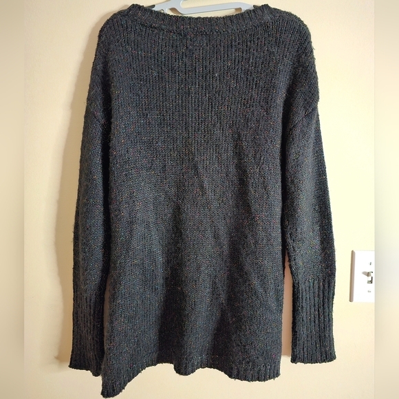 ONLY Women's Black Rainbow Sparkle Knit Sweater Size Medium - Picture 5 of 7